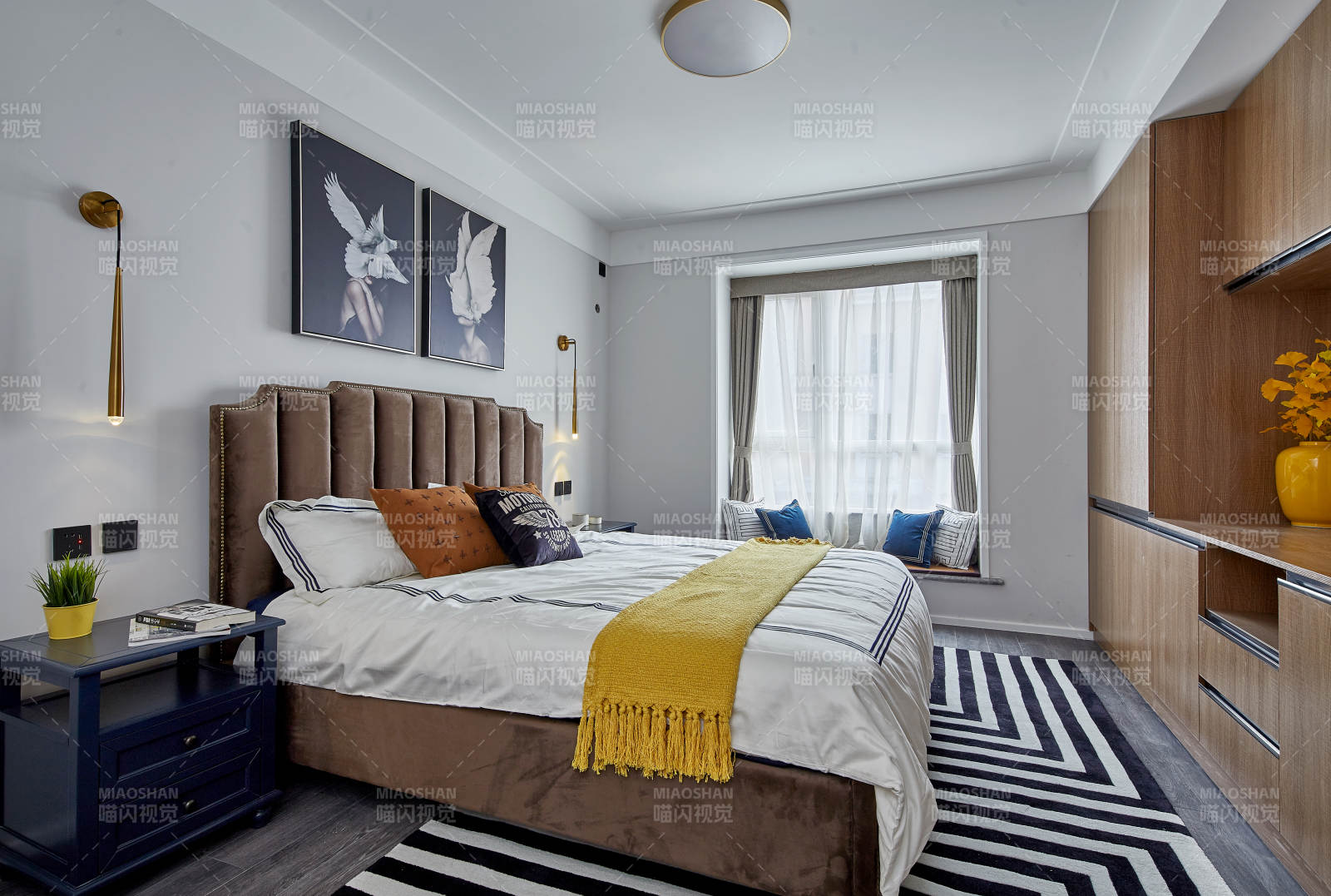 现代简约卧室设计图片