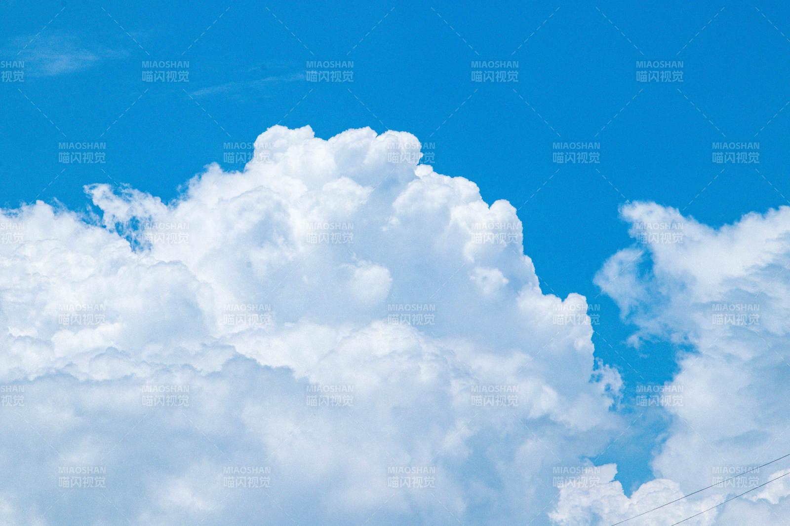 蓝天白云 晴空万里图片