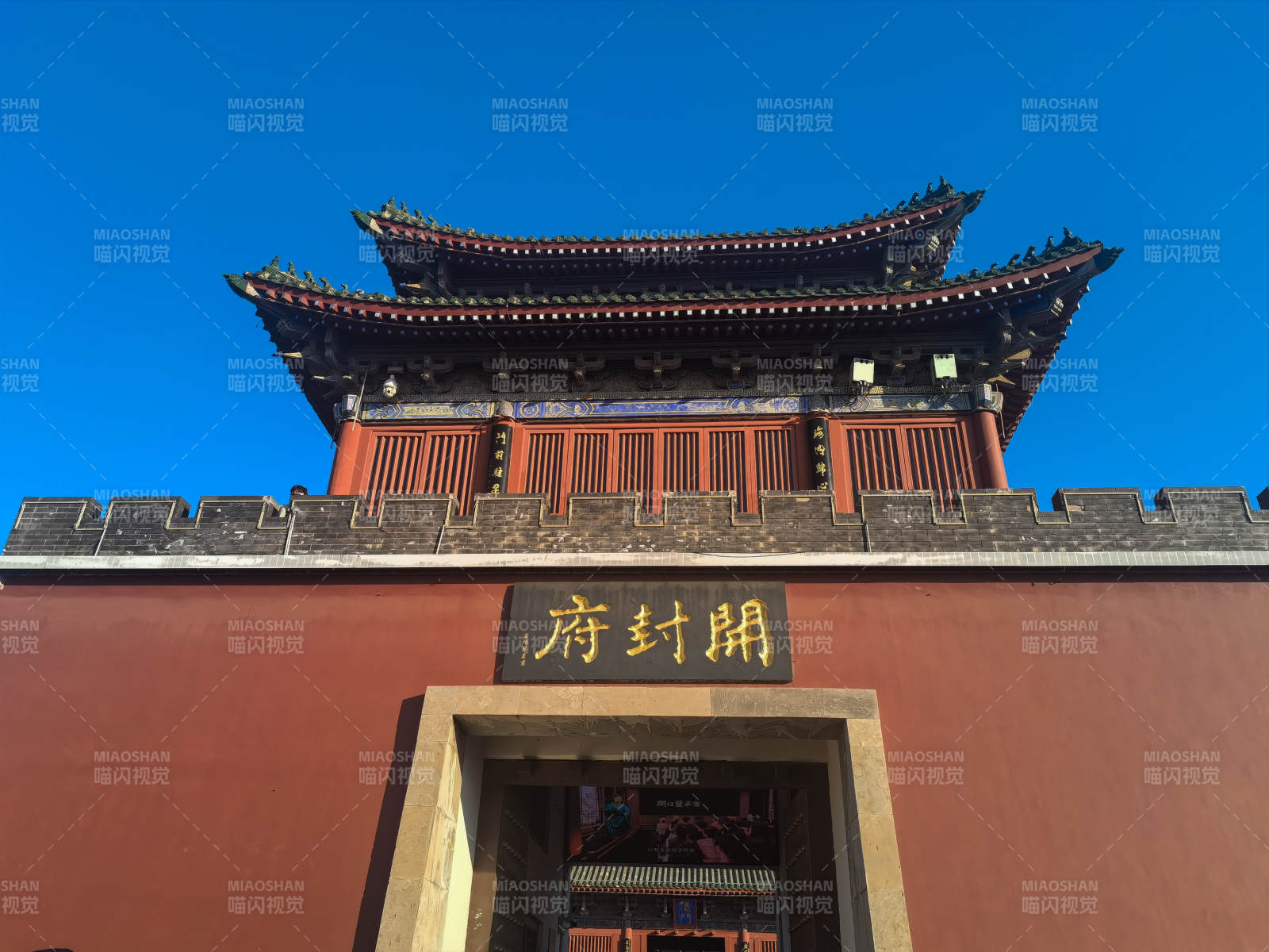 开封府门楼古建筑风采图片