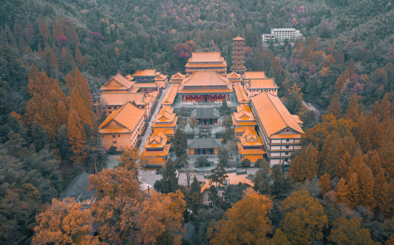 杭州天目山禅源寺图片