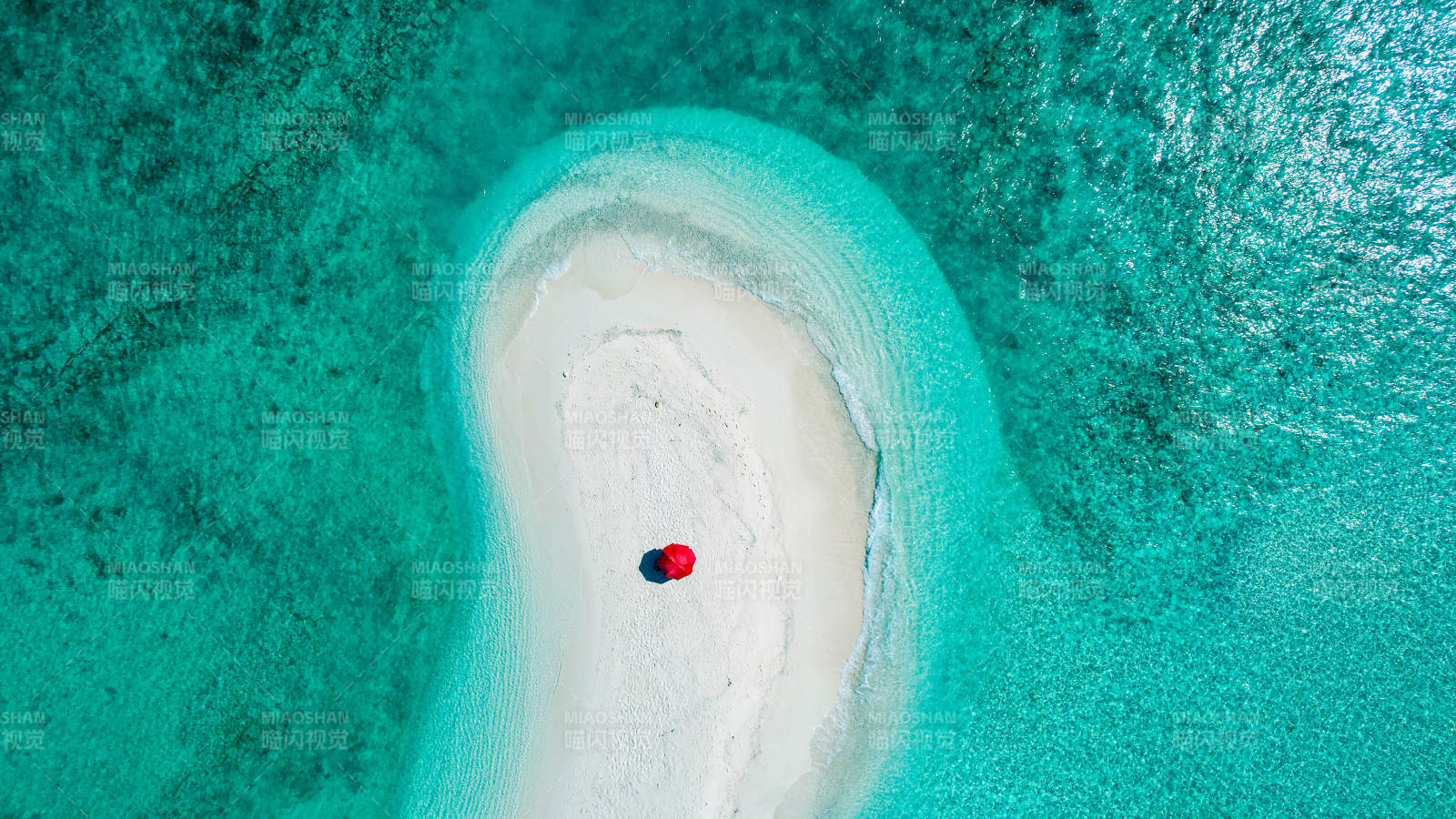 西沙的薄荷色清凉海岛图片