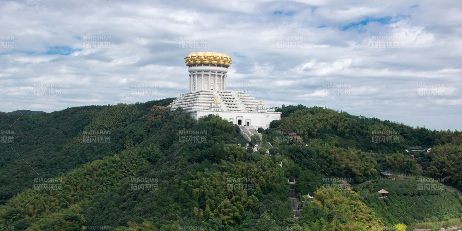 兜率天宫俯瞰图--绍兴图片