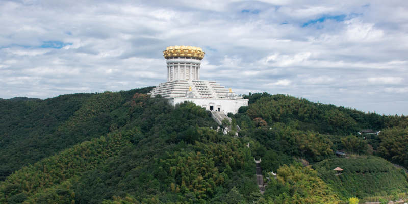 兜率天宫俯瞰图--绍兴图片