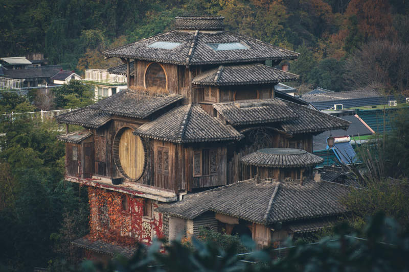 古朴木楼 山间隐居--杭州图片