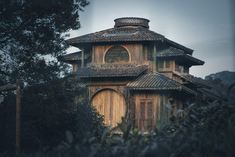 古朴木屋 隐于林间--杭州图片