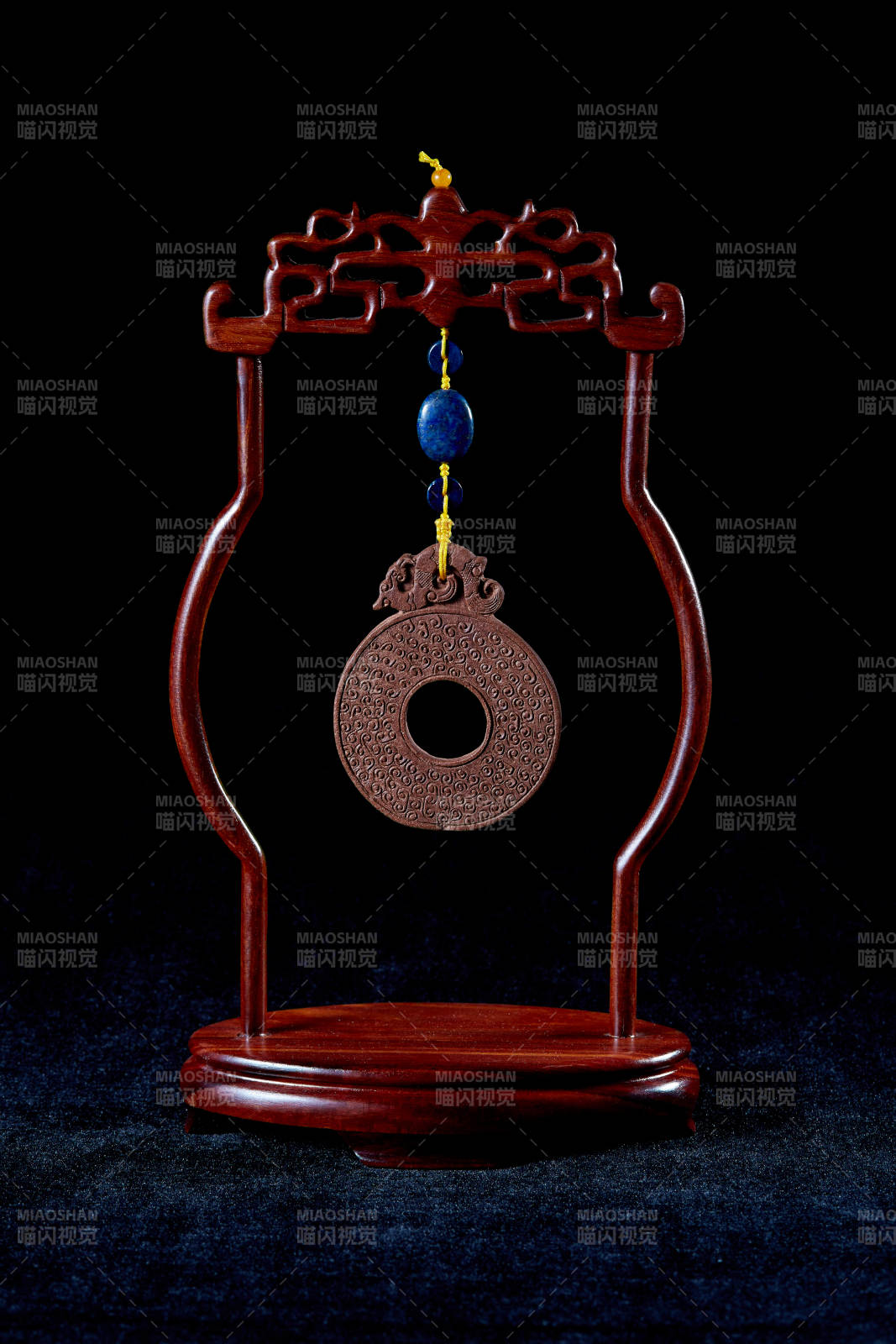 古韵古法制香香盘挂件展示架图片