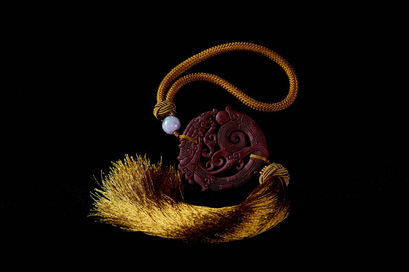 古风香佩古法制香 金色流苏装饰图片