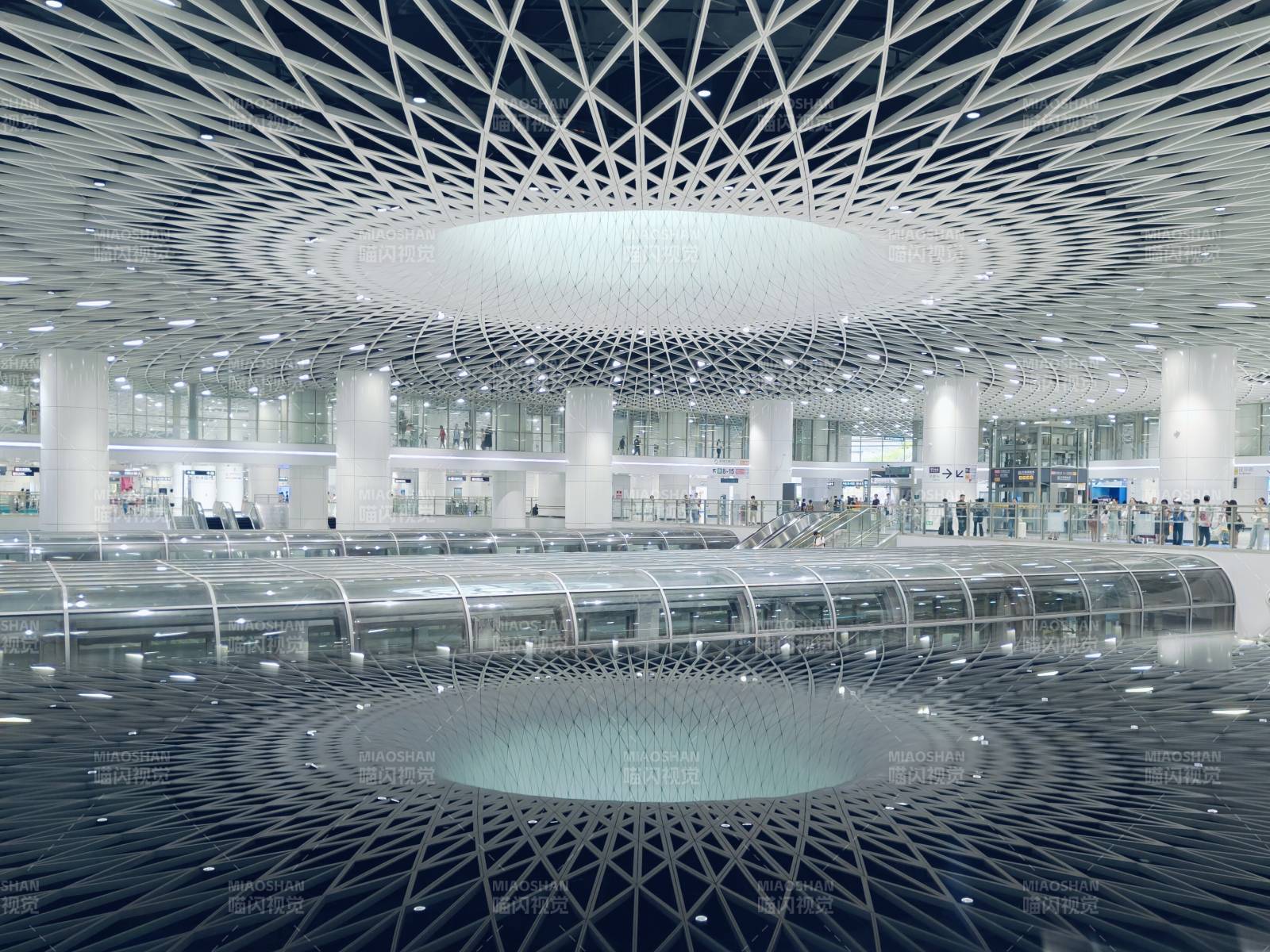 深圳岗厦北地铁站图片