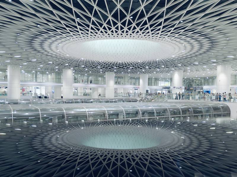 深圳岗厦北地铁站图片