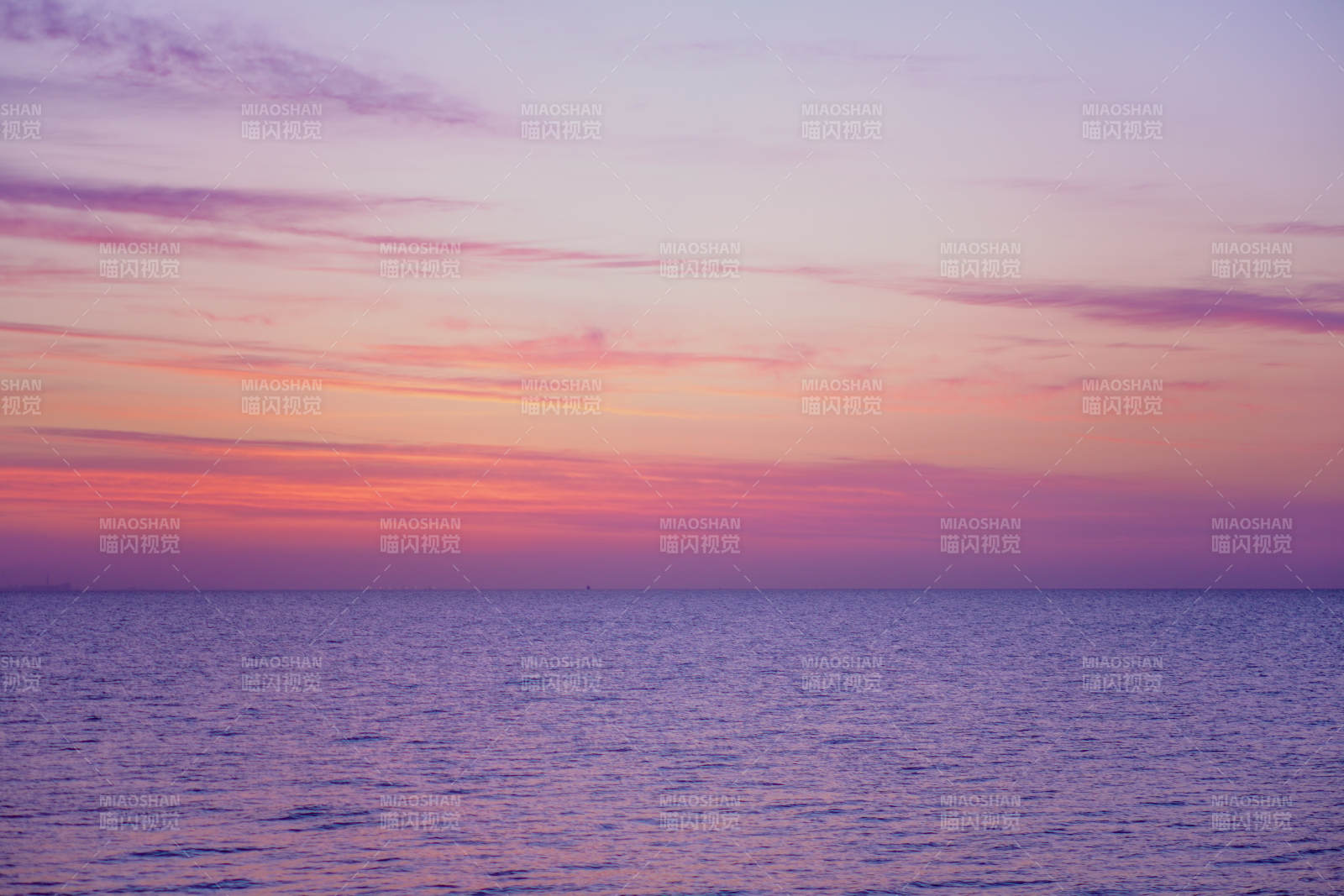 海天一色 夕阳无限好图片