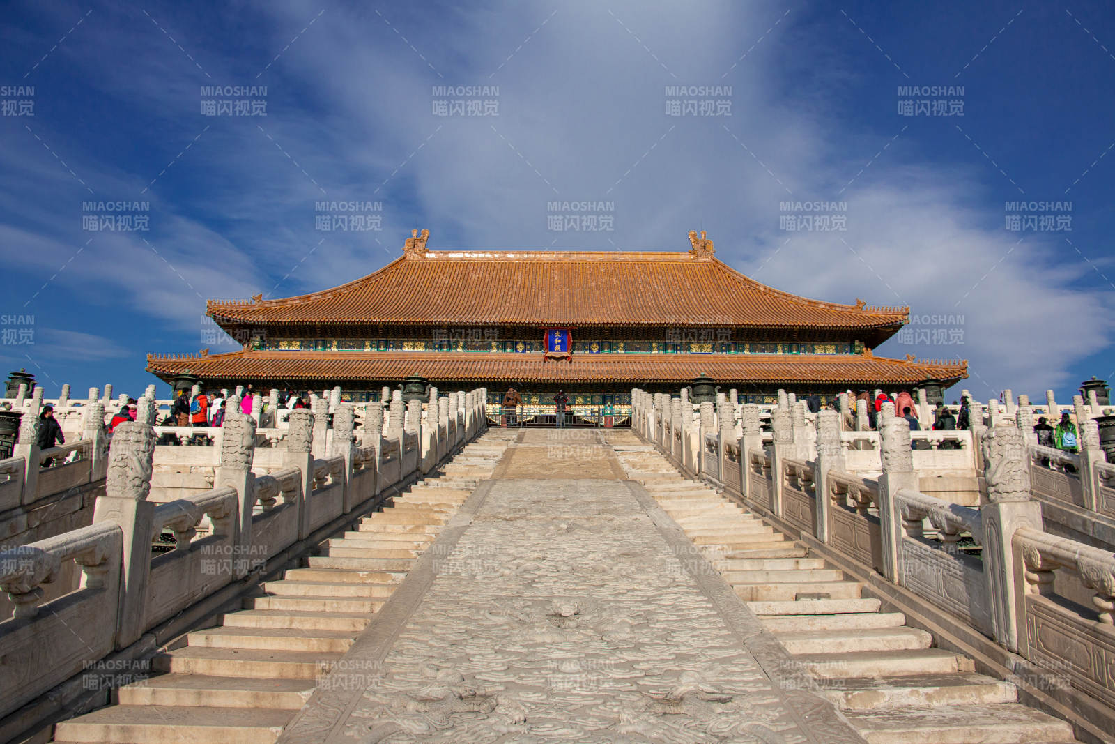故宫太和殿前的石阶图片