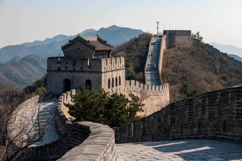 长城雄伟壮观景色图片