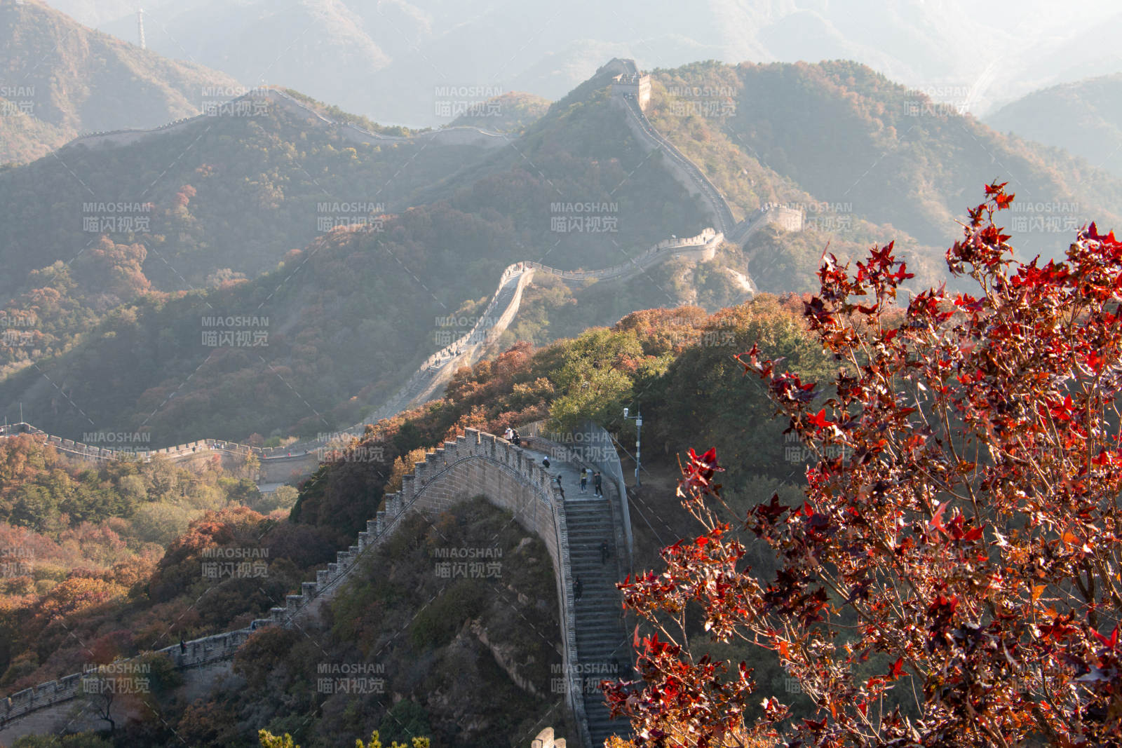 长城秋色 山峦叠翠图片