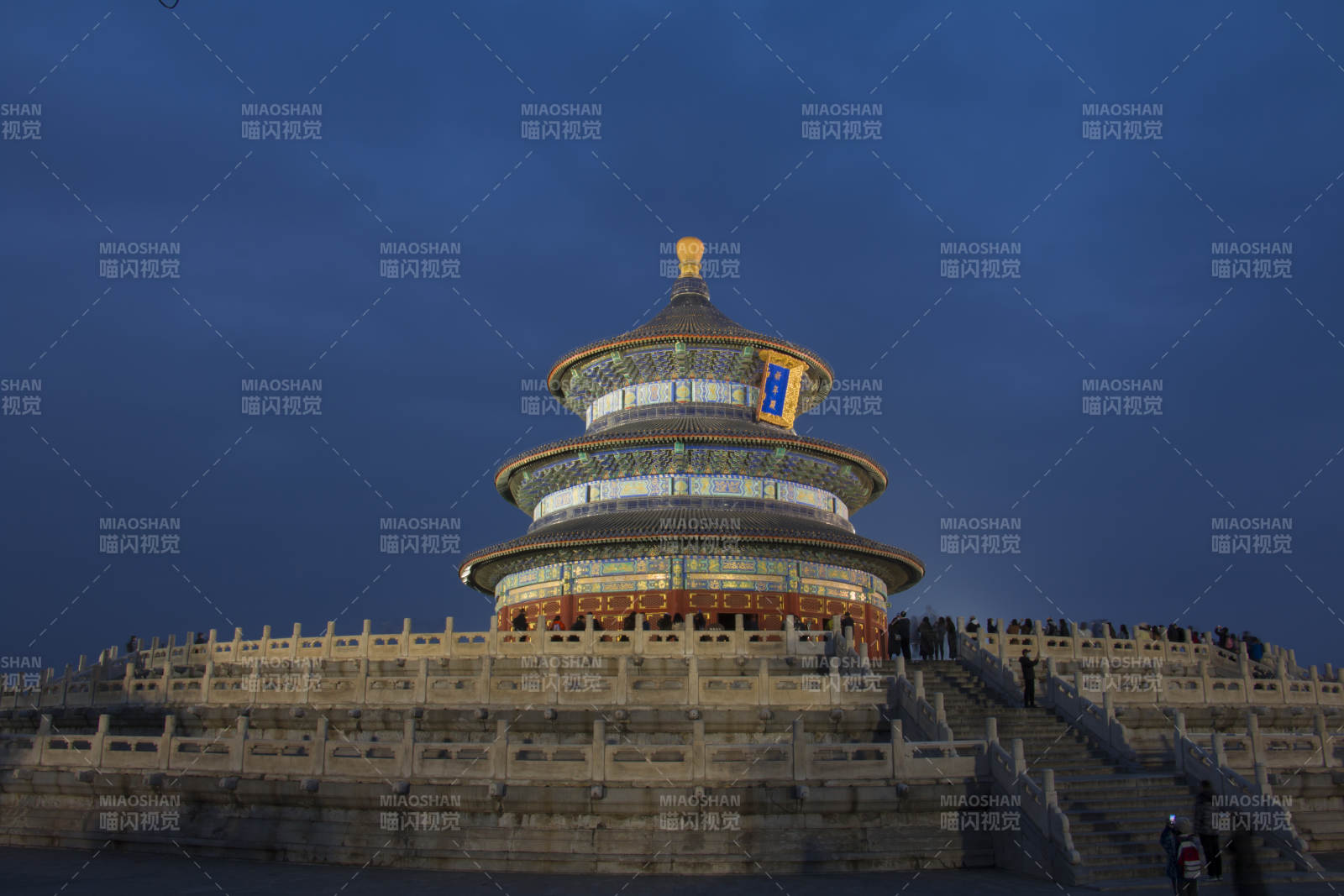 天坛夜景 古韵悠然图片