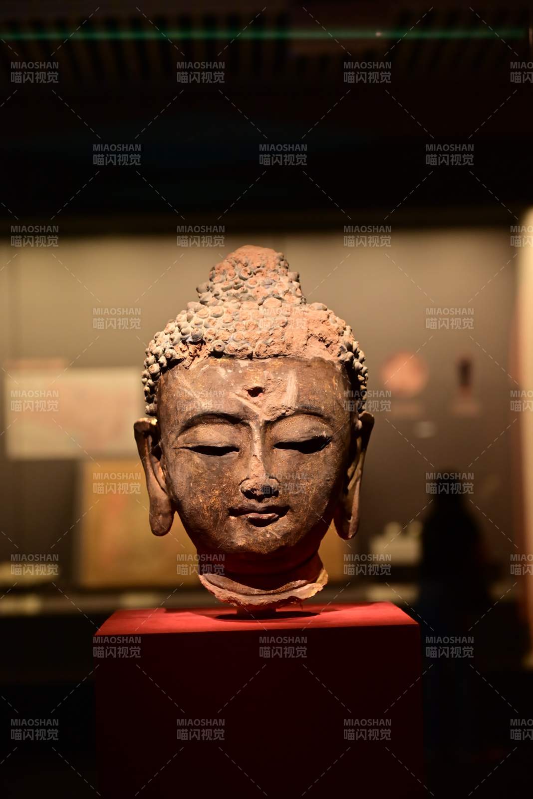 佛像头雕塑展 凉州图片