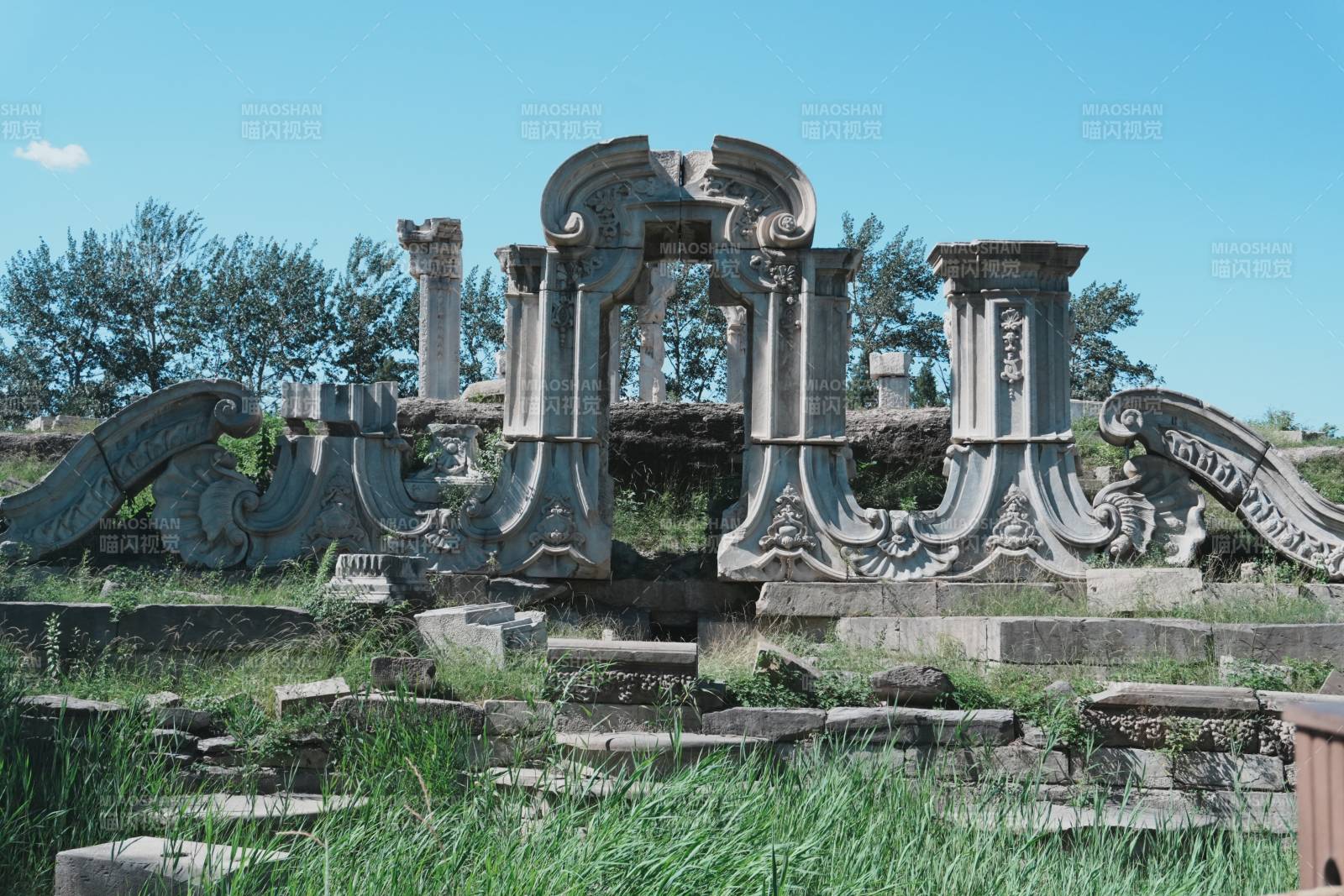 圆明园遗址 历史的痕迹图片