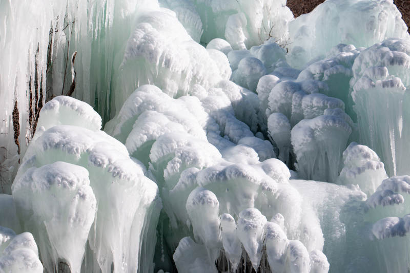 冰瀑奇观 冬日美景图片