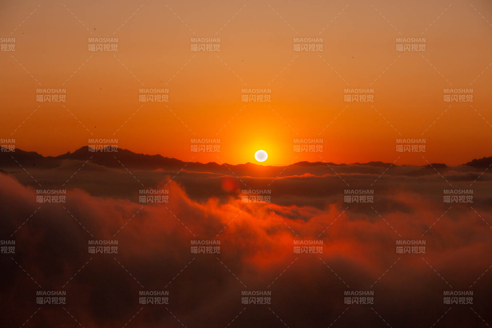 云海日出 霞光万丈图片