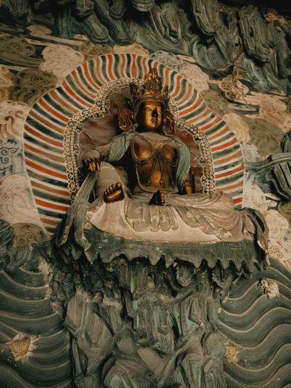 大觉寺佛像壁画 庄严与神秘图片