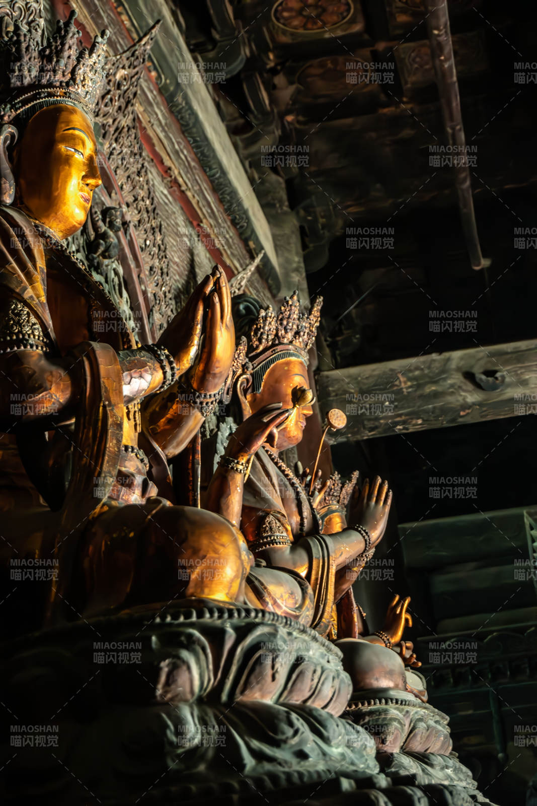 大觉古寺佛像 庄严神圣图片