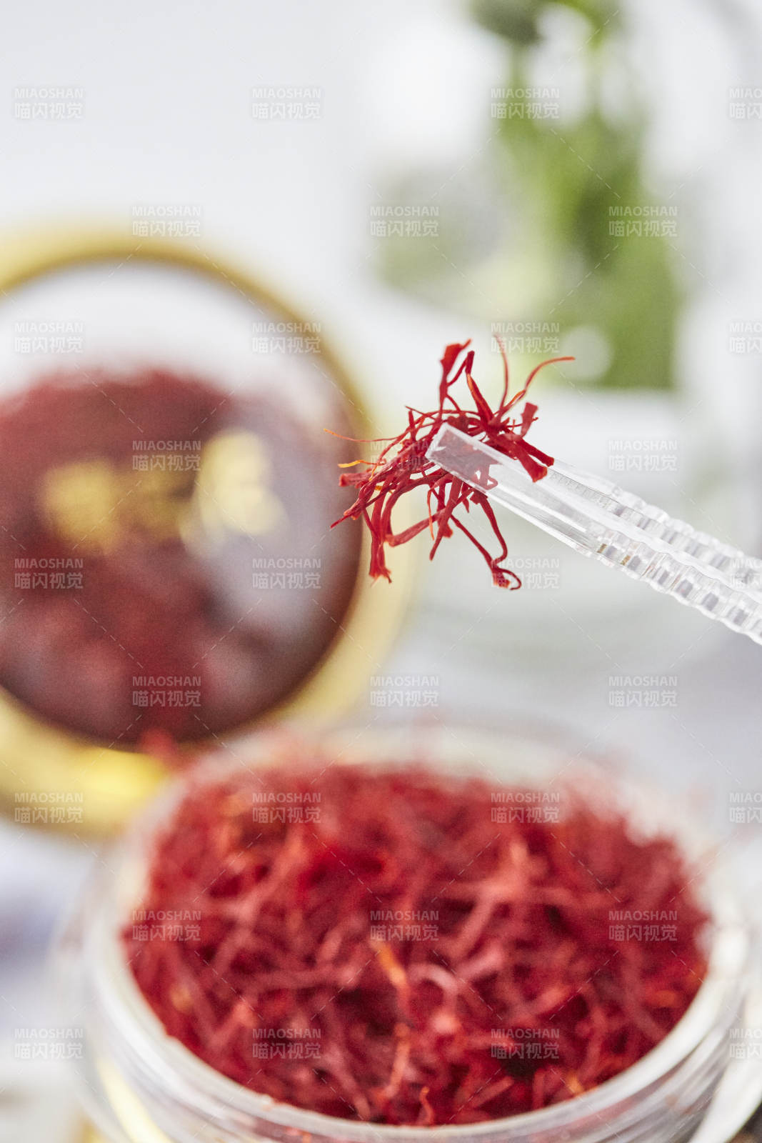 藏红花的精致提取图片