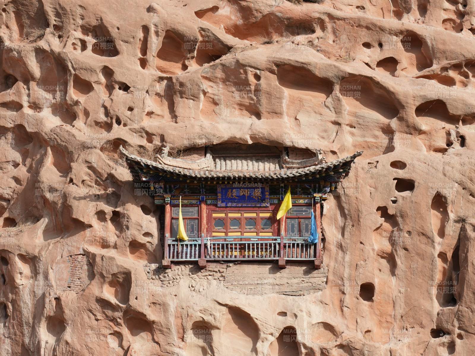 张掖肃南马蹄寺石窟图片