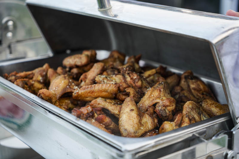烤鸡翅美食展示图片