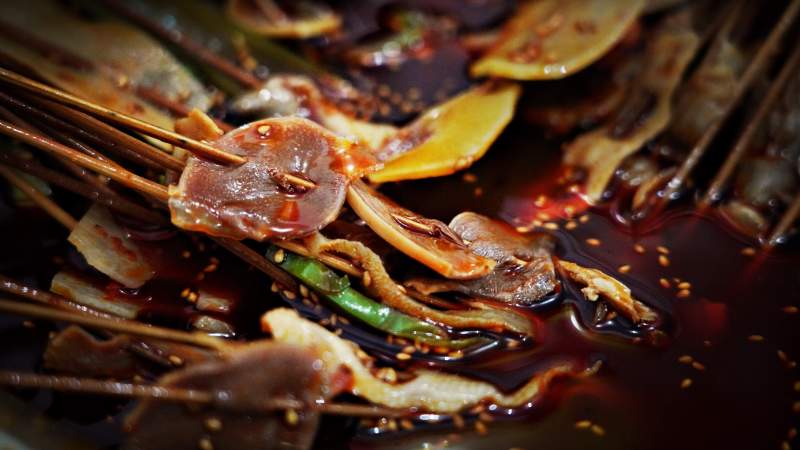 麻辣串串香 美味诱人图片