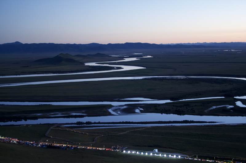 黄河九曲第一湾图片