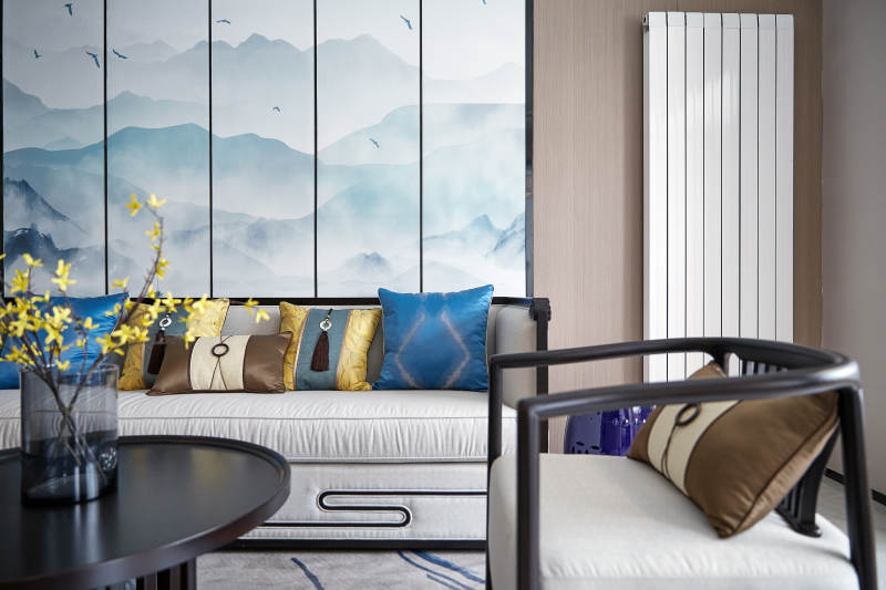 现代中式客厅装饰风格图片