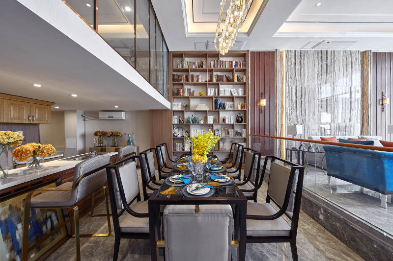 现代奢华餐厅设计图片