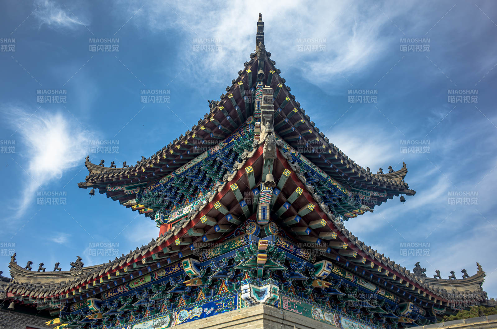 吉林市玄天岭古建筑飞檐斗拱之美图片