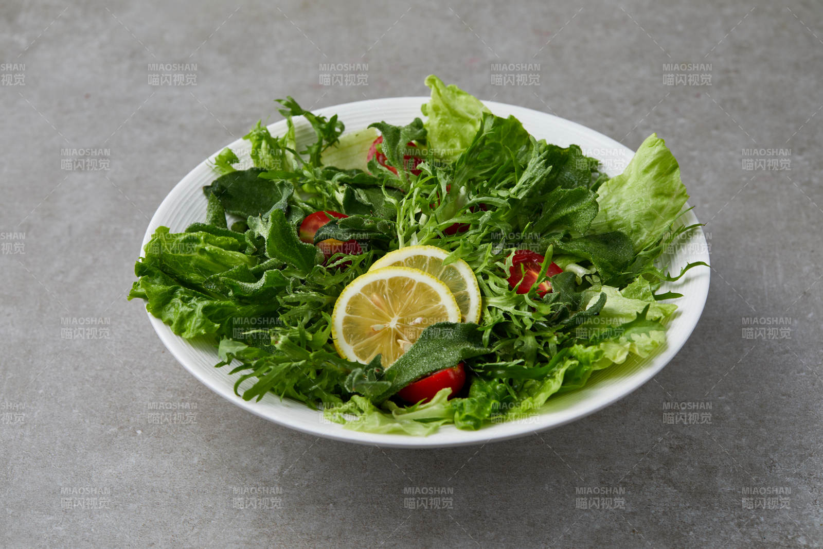 清新柠檬叶菜沙拉图片