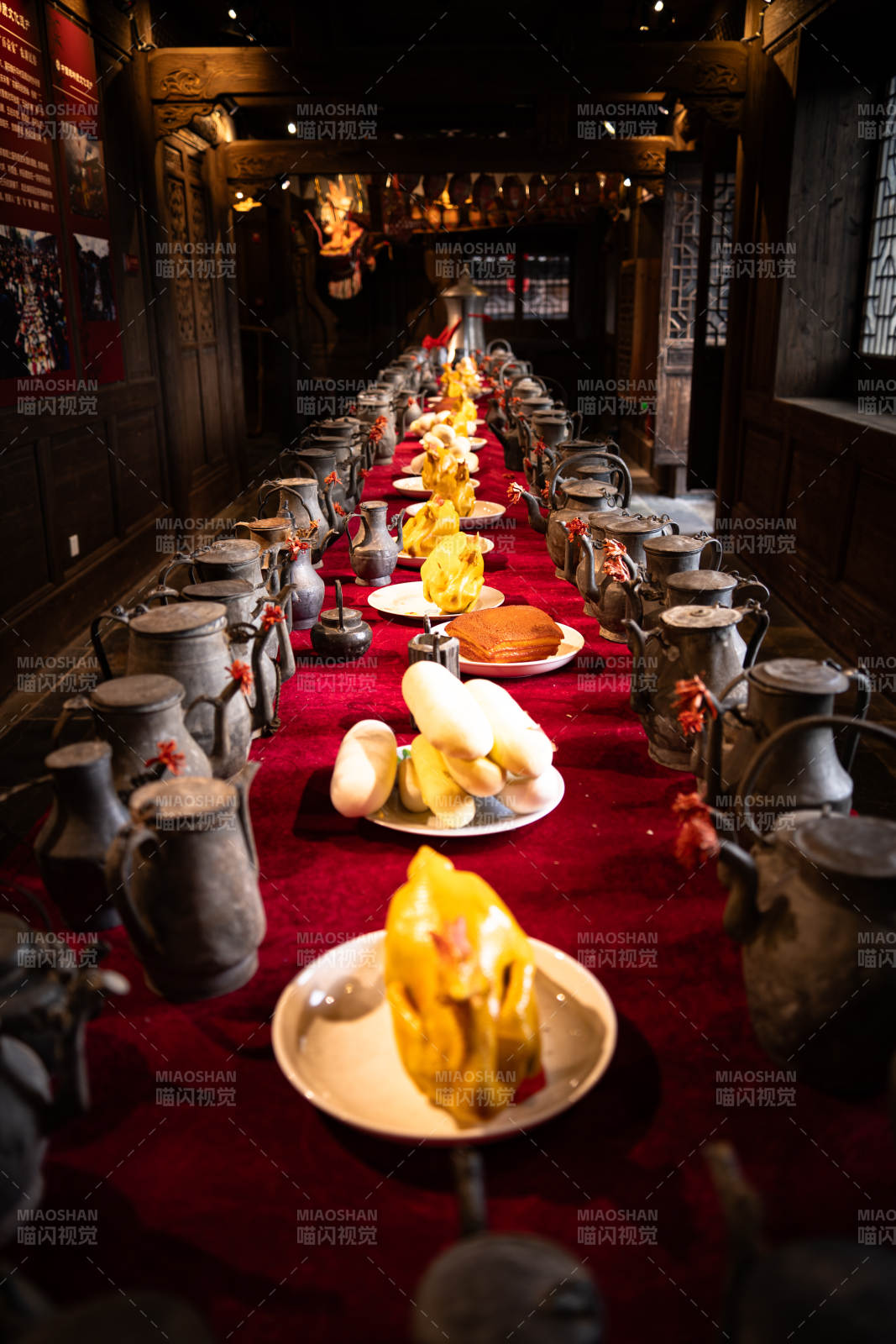 传统宴席摆设展示图片