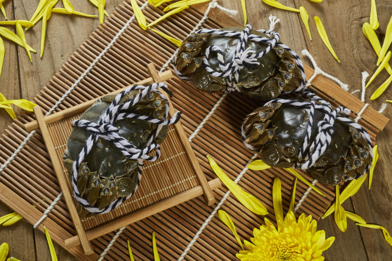 秋日蟹宴 菊香相伴图片