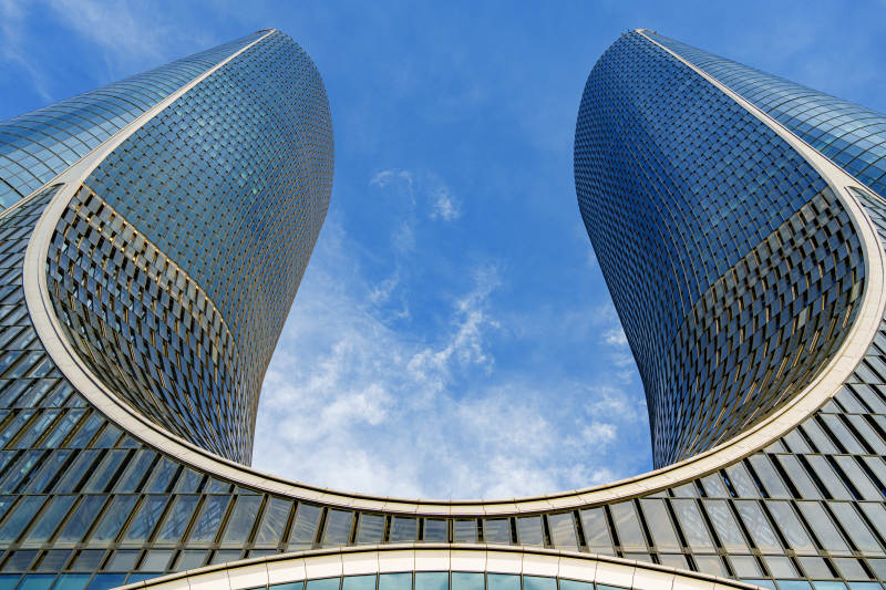 双塔建筑的现代美学--杭州之门图片