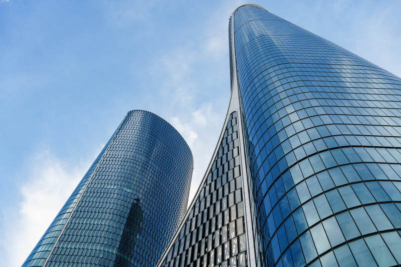 现代高楼建筑群图片