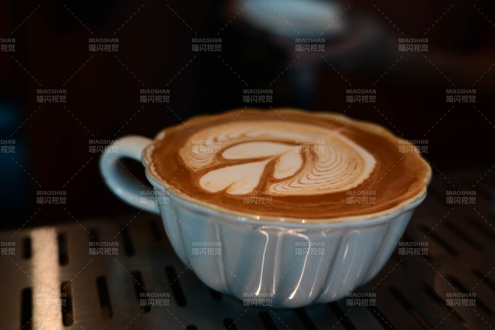 咖啡艺术 心形拉花图片