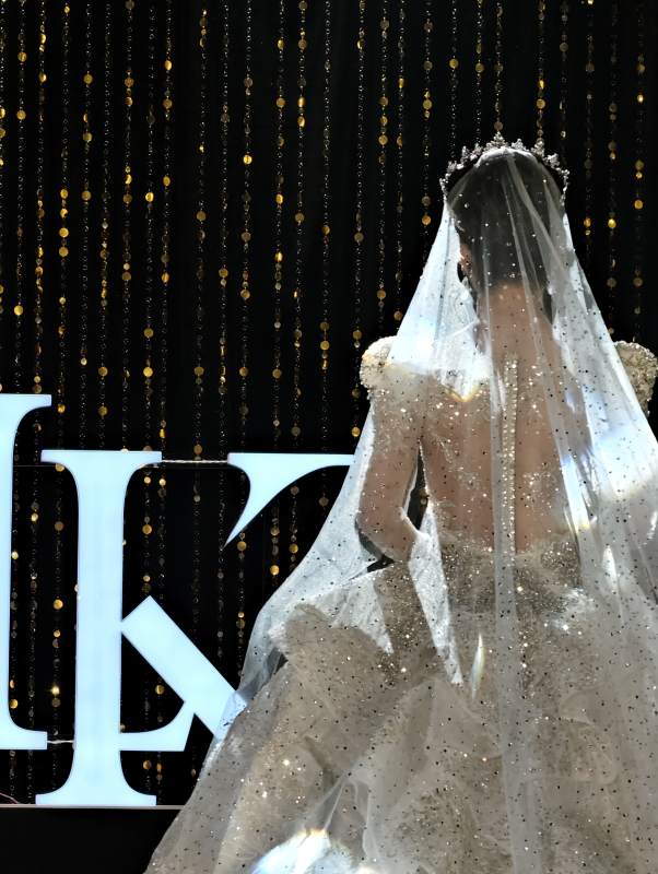星光璀璨的婚纱秀场图片