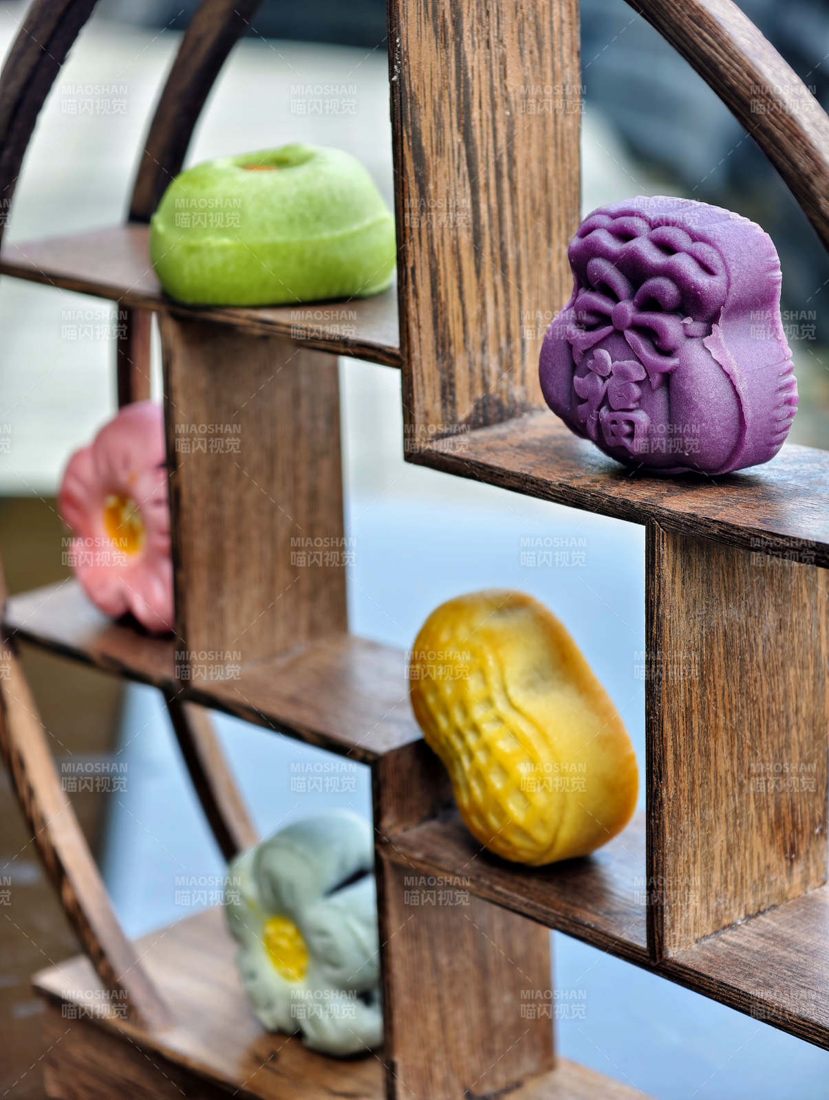 创意月饼展示架图片