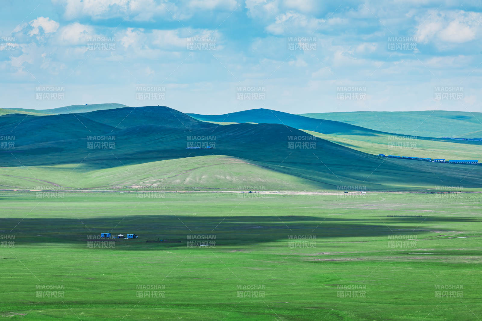 草原风光 绿野无垠  莫尔格勒河图片