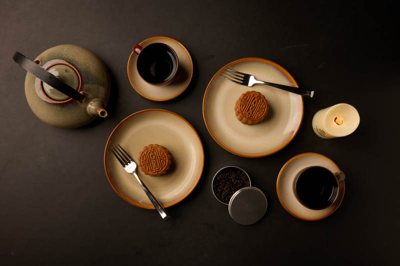 中秋月饼与茶点雅集图片