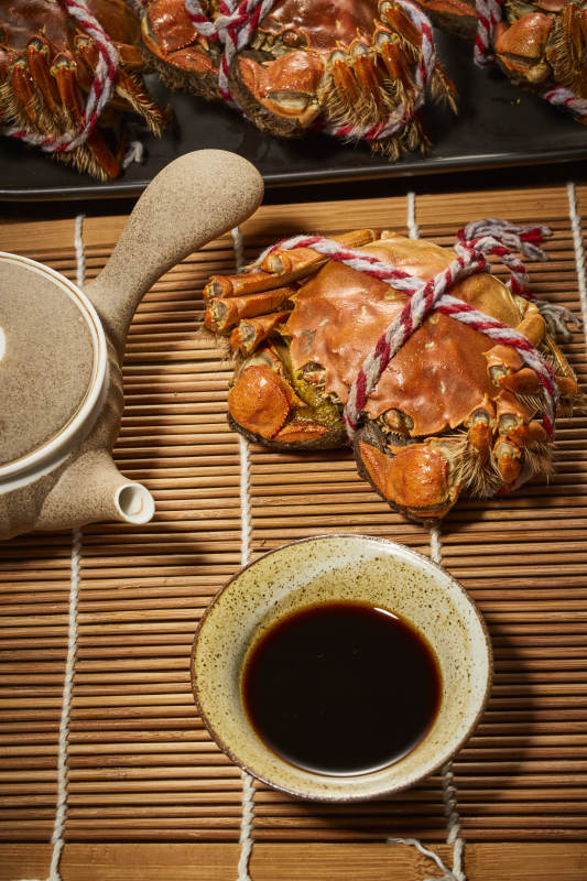 秋日蟹宴 茶香相伴图片