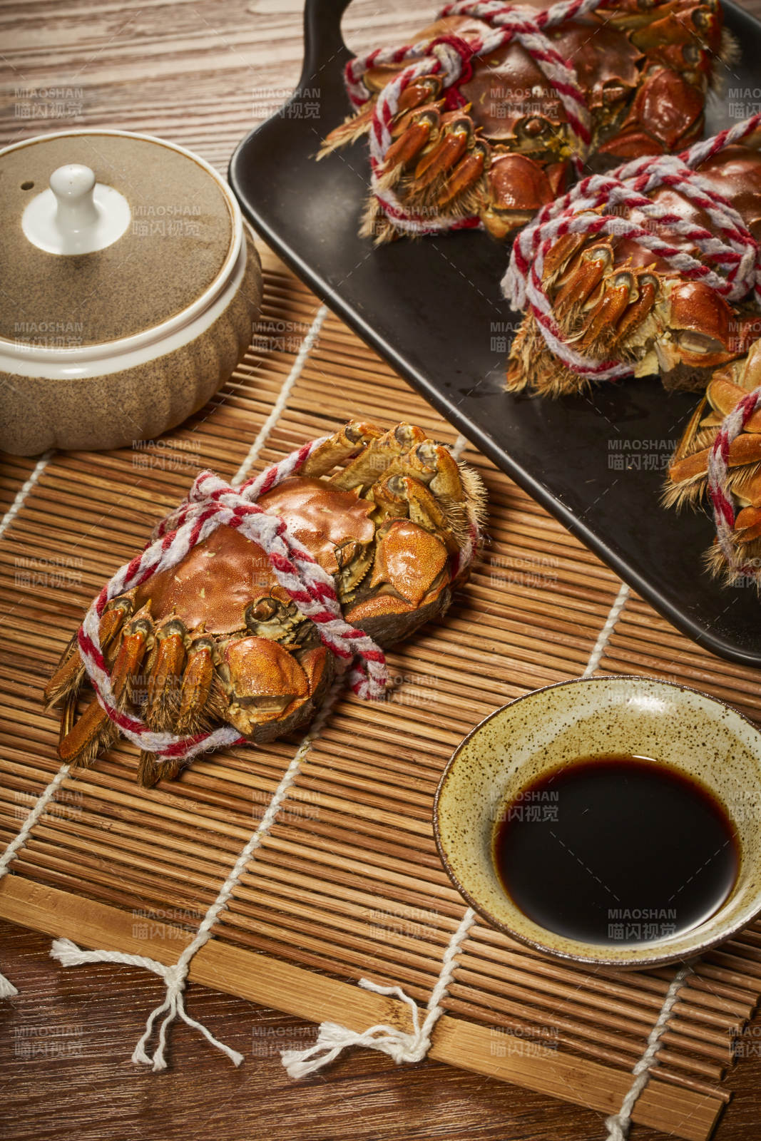 秋日美味 螃蟹与醋图片