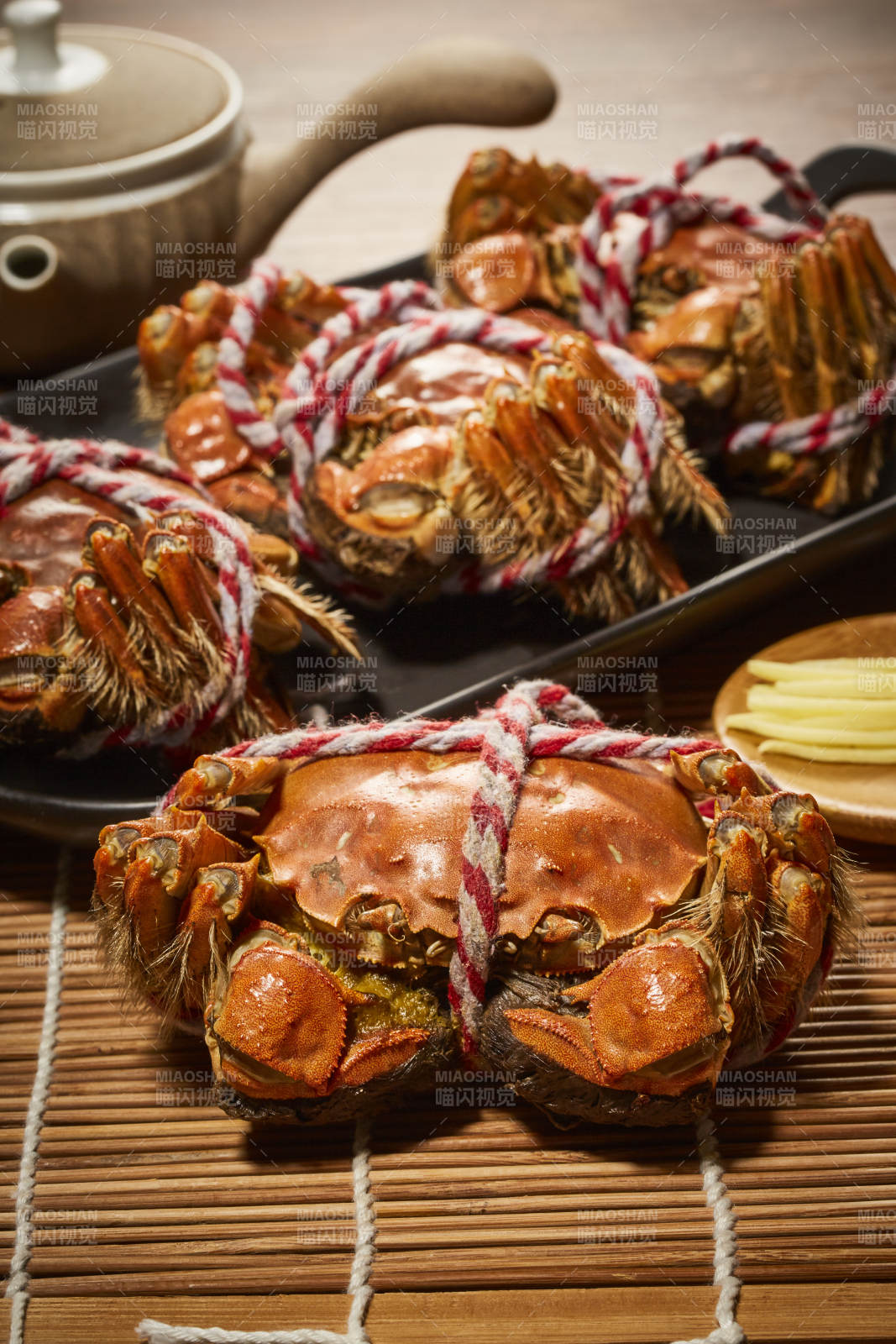 大闸蟹宴 美味佳肴图片