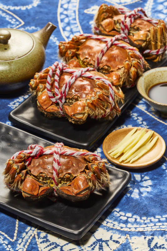 大闸蟹宴 秋日美味图片