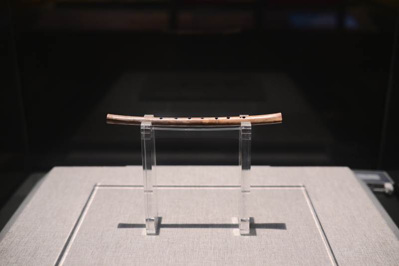 河南省博贾湖骨笛 静谧之美图片