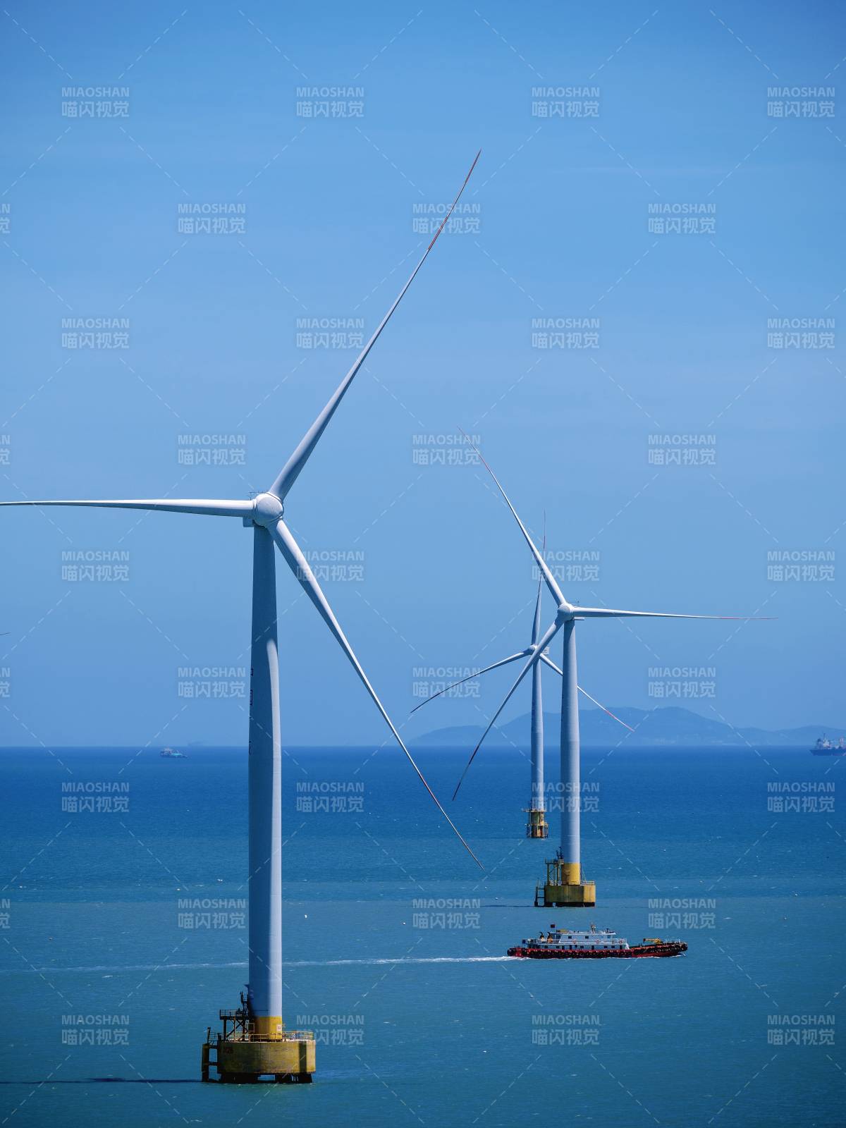 海上风力发电场图片