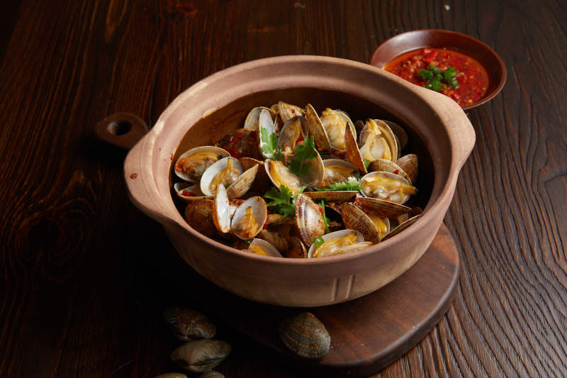 香辣蛤蜊煲图片