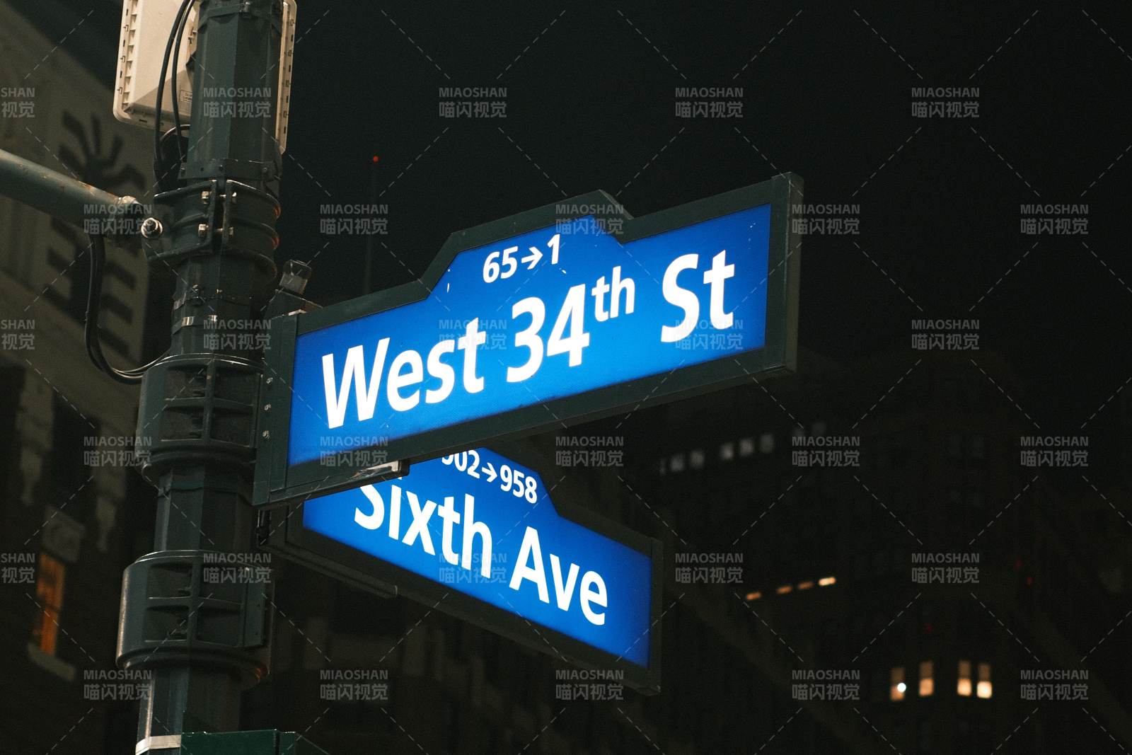 西街与第六大道交叉口图片